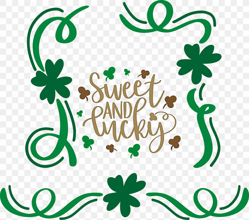 Sweet And Lucky Lucky St Patricks Day, PNG, 3000x2654px, Lucky, Drawing, Pasta, Snowman, St Patricks Day Download Free