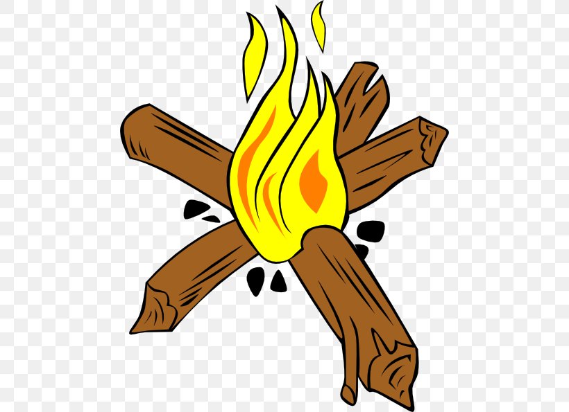 Campfire Camping Fire Making Clip Art, PNG, 474x595px, Campfire, Art, Artwork, Beak, Bonfire Download Free
