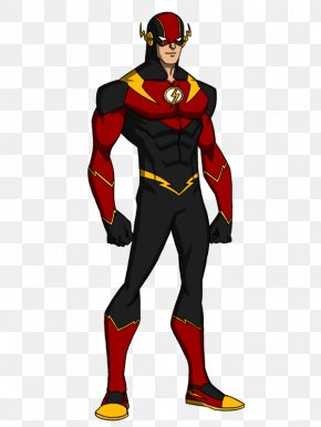 Flash - Flash Wally West Black Panther Captain America PNG