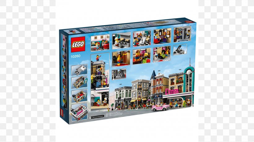 LEGO 10260 Creator Downtown Diner Lego Creator Lego Modular Buildings Hamleys, PNG, 1920x1080px, Lego Creator, Diner, Hamleys, Lego, Lego Minifigure Download Free