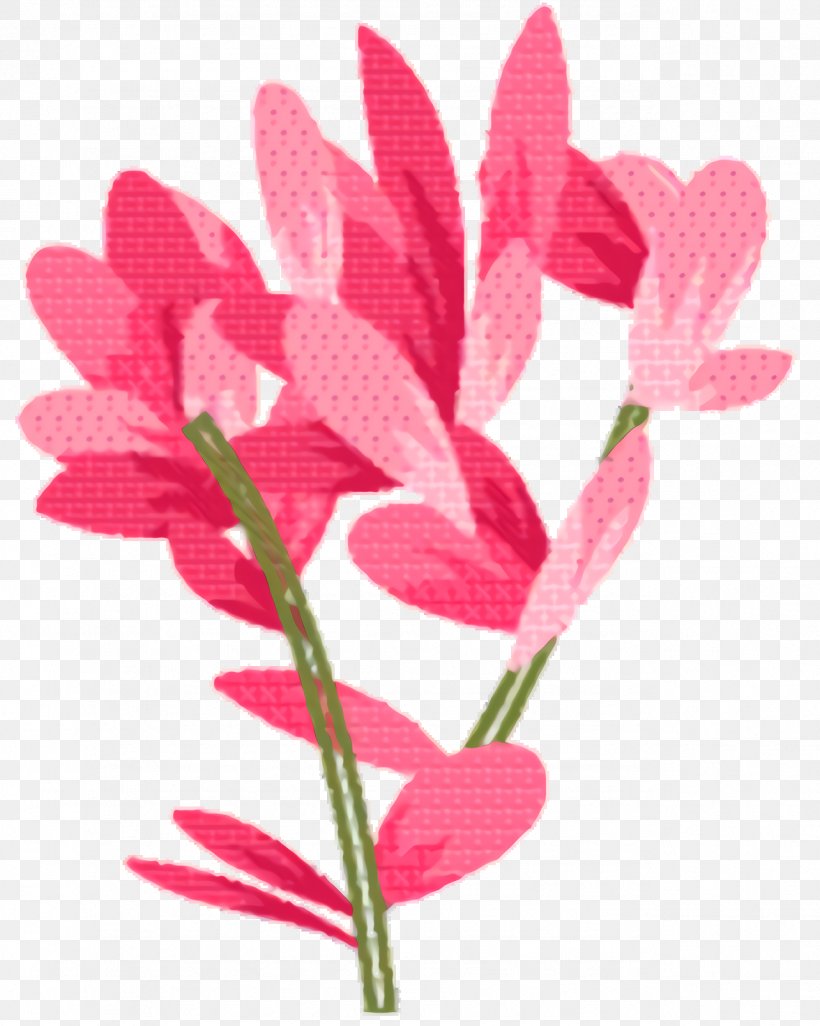 Pink Flower Cartoon, PNG, 1284x1608px, Tulip, Cut Flowers, Flower, Pedicel, Petal Download Free