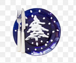 Christmas Plate - Christmas Tree Gift Greeting Card PNG