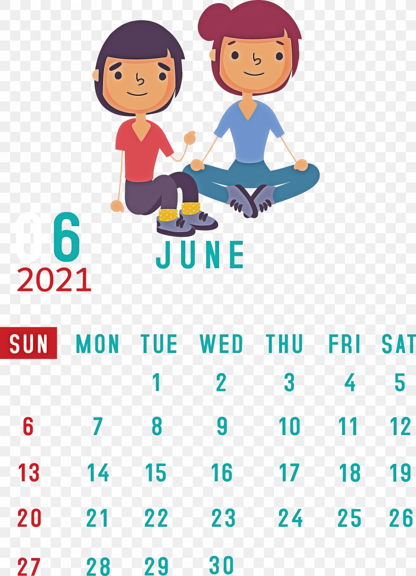 June 2021 Calendar 2021 Calendar June 2021 Printable Calendar, PNG, 2165x3000px, 2021 Calendar, Calendar Date, Calendar System, Calendar Year, Cartoon Download Free