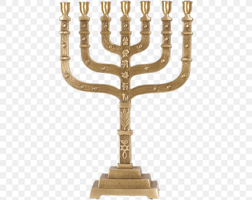 Menorah Judaism Synagogue Star Of David Symbol, PNG, 650x650px, Menorah, Brass, Candle, Candle Holder, Candlestick Download Free