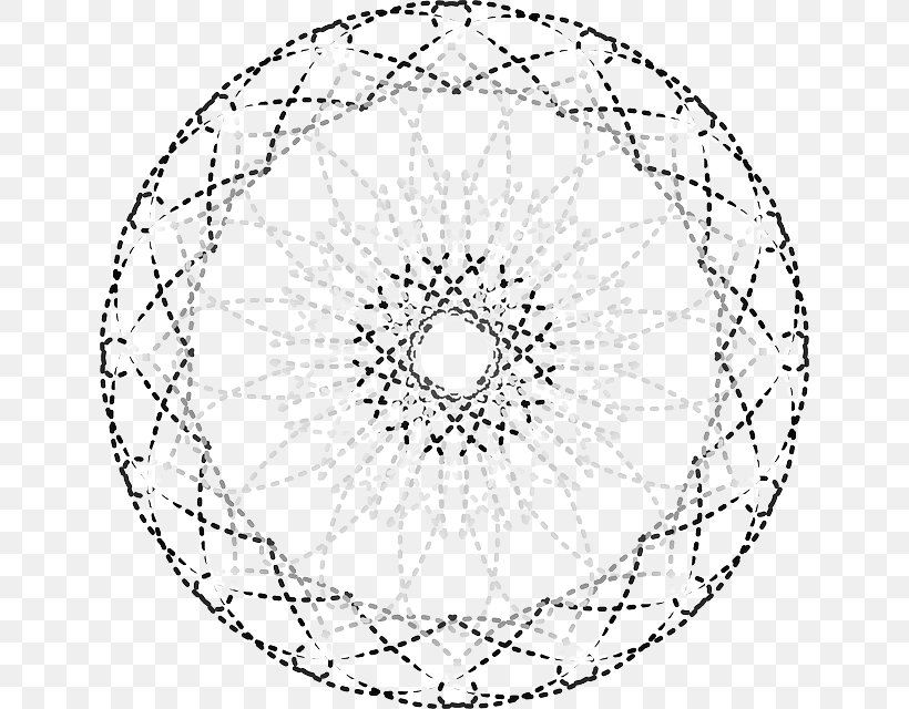 Ornament Symmetry Art Pattern, PNG, 640x640px, Ornament, Area, Art, Black And White, Decorative Arts Download Free