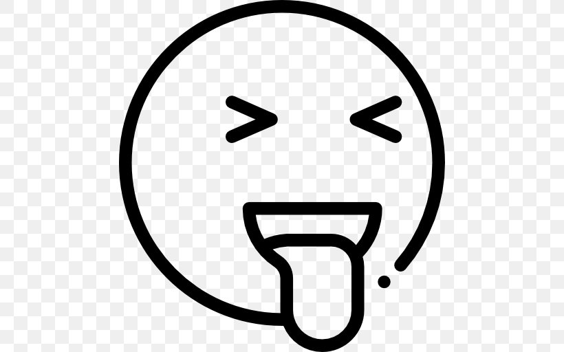 Emoticon Smiley, PNG, 512x512px, Emoticon, Black And White, Face, Facial Expression, Feeling Tired Download Free