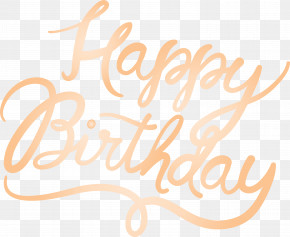 Birthday Calligraphy Happy Birthday Calligraphy PNG