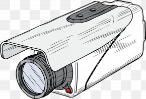 Camera Sketch - Closed-circuit Television Wireless Security Camera Clip Art PNG