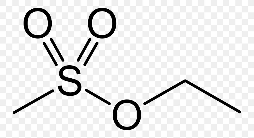 Ethyl Methanesulfonate Dimethyl Sulfate Mutagen Organic Compound Molecule, PNG, 800x444px, Ethyl Methanesulfonate, Acid, Area, Black, Black And White Download Free