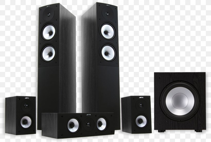 JAMO S526HCS Black Home Cinema System Including Subwoofer Home Theater Systems Loudspeaker JAMO S-526HCS3 Cinema Speakers 5.0 Pack, PNG, 871x588px, 51 Surround Sound, Home Theater Systems, Audio, Audio Equipment, Bookshelf Speaker Download Free