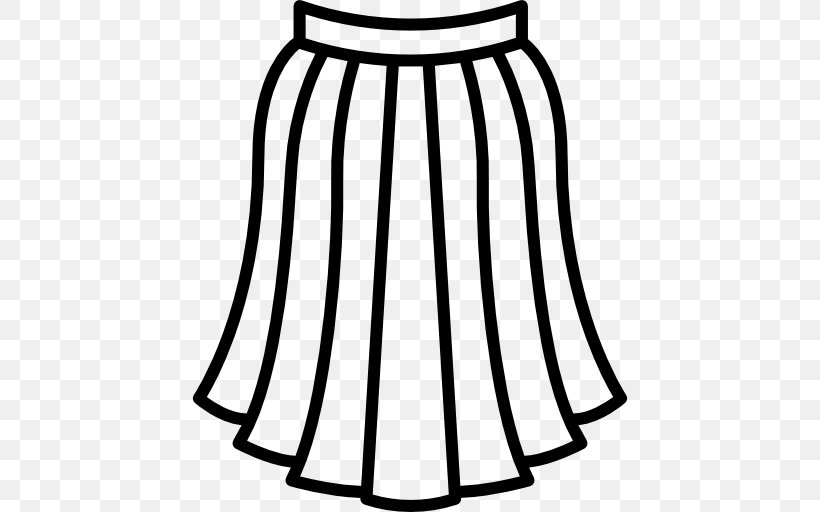 Miniskirt Clothing Clip Art, PNG, 512x512px, Skirt, Black And White, Clothing, Denim Skirt, Dress Download Free