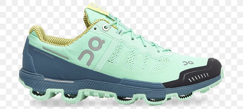 Sports Shoes On Cloudventure Mint|Storm, Trail Running Shoe, Womens, Size: 37, Green, PNG, 717x369px, Sports Shoes, Aqua, Athletic Shoe, Boot, Cross Training Shoe Download Free