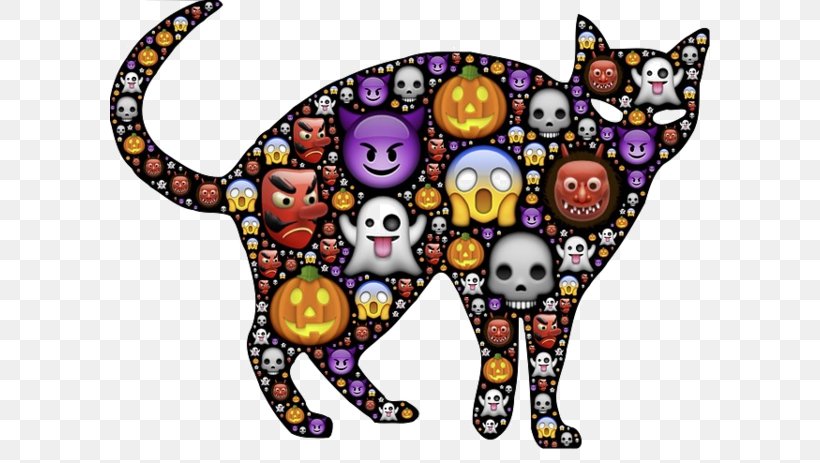 Black Cat Halloween Trick-or-treating Clip Art, PNG, 600x463px, Cat, Art, Black Cat, Carnivoran, Cat Like Mammal Download Free