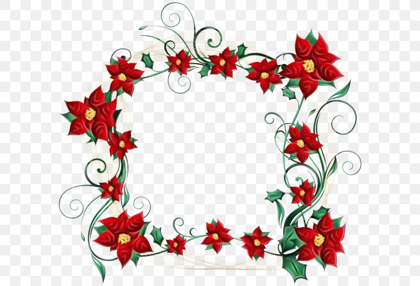 Christmas Decoration, PNG, 600x560px, Watercolor, Christmas Decoration, Floral Design, Flower, Holly Download Free