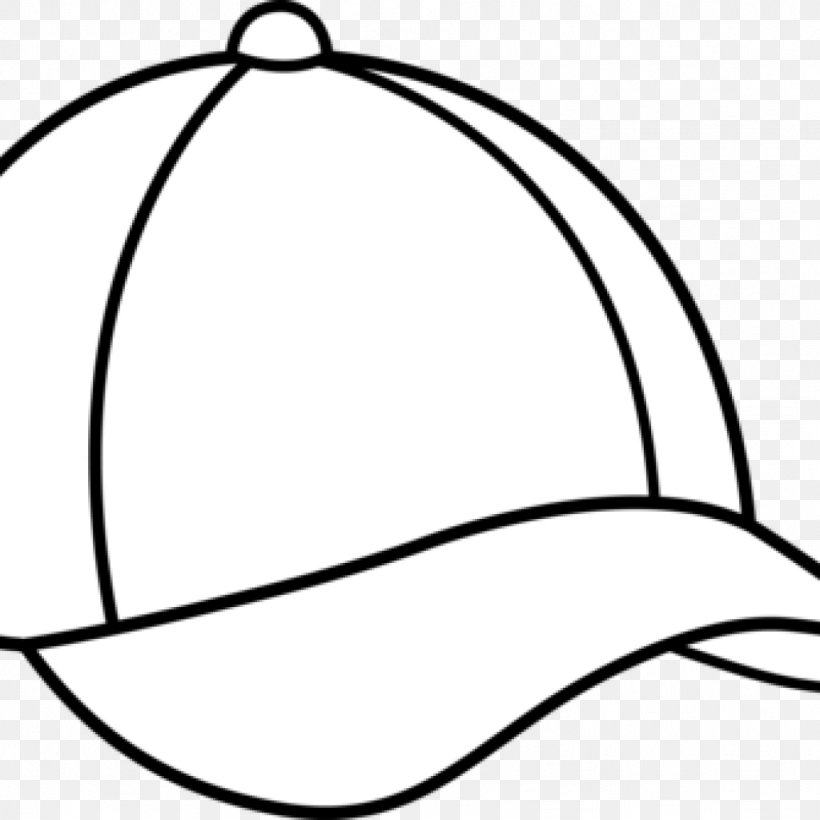 Clip Art Baseball Cap Hat Openclipart, PNG, 1024x1024px, Cap, Area, Baseball Cap, Black, Black And White Download Free