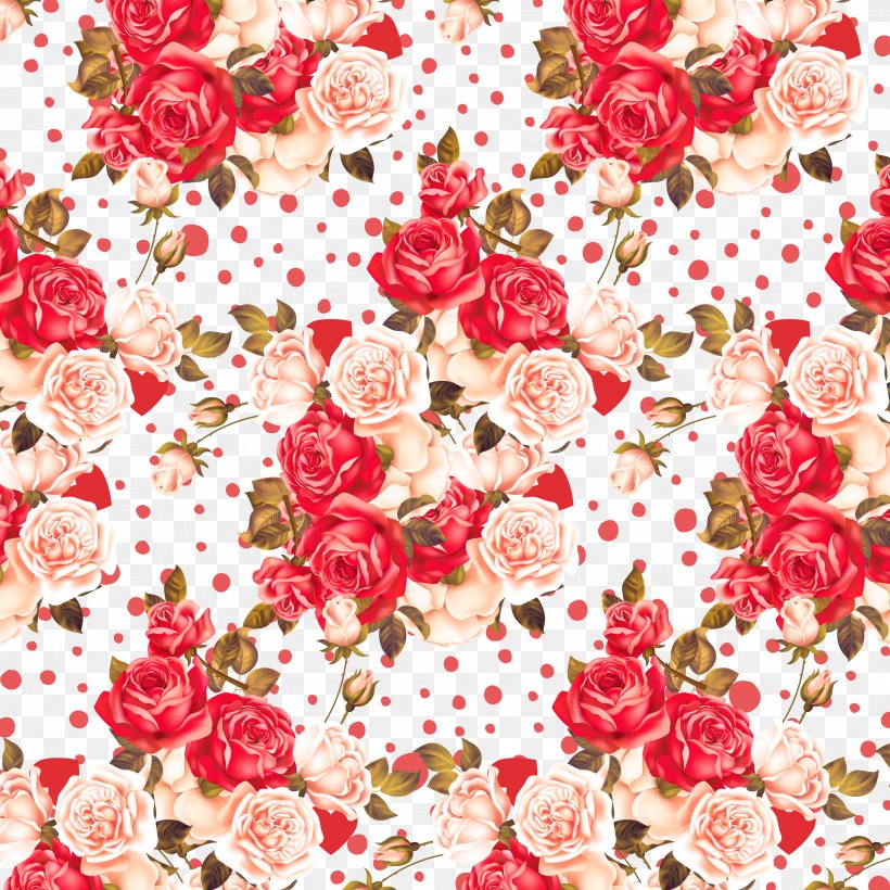Garden Roses Textile Pink, PNG, 3000x3000px, Garden Roses, Cut Flowers, Designer, Drawing, Flora Download Free