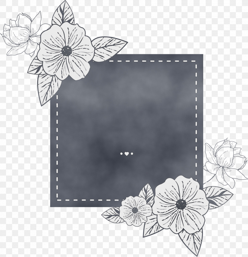 Picture Frame, PNG, 2895x3000px, Watercolor, Floral Design, Paint, Picture Frame, Rectangle Download Free