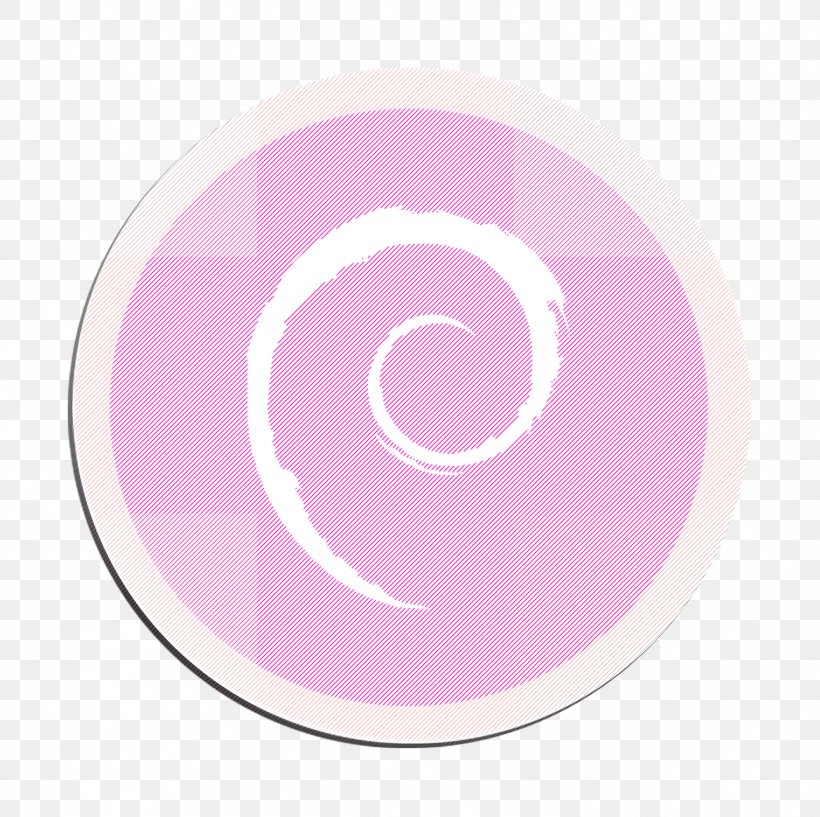 Debian Icon, PNG, 1404x1400px, Debian Icon, Logo, Magenta, Material Property, Pink Download Free