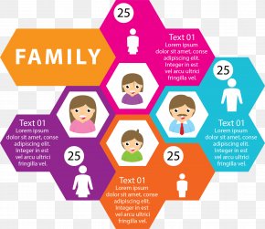 Hexagonal Family Tree - Family Infographic Genealogy Book Father PNG
