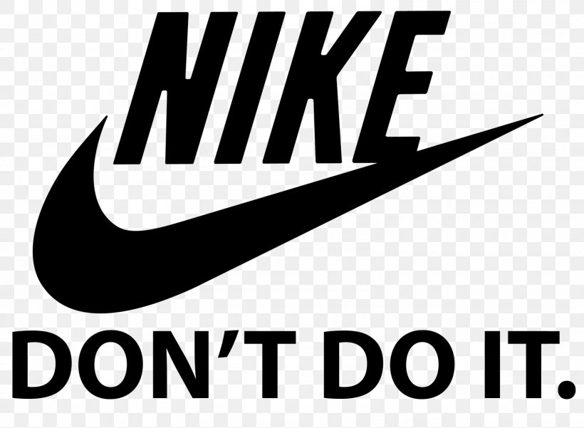 Just Do It Logo Nike Swoosh Brand, PNG, 1600x1173px, Just Do It, Advertising, Black And White, Brand, Business Download Free