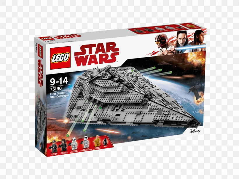 LEGO 75190 Star Wars First Order Star Destroyer Lego Star Wars Supreme Leader Snoke, PNG, 2400x1800px, Lego Star Wars, First Order, Lego, Millennium Falcon, Star Destroyer Download Free