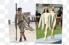 Runway Model - Rey Star Wars Luke Skywalker Kylo Ren Fashion PNG
