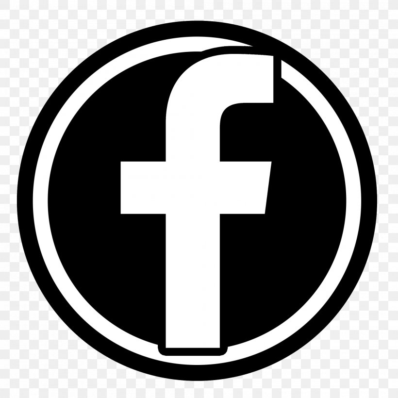 Social Media Facebook Logo, PNG, 2000x2000px, Social Media, Area, Black And White, Brand, Facebook Download Free