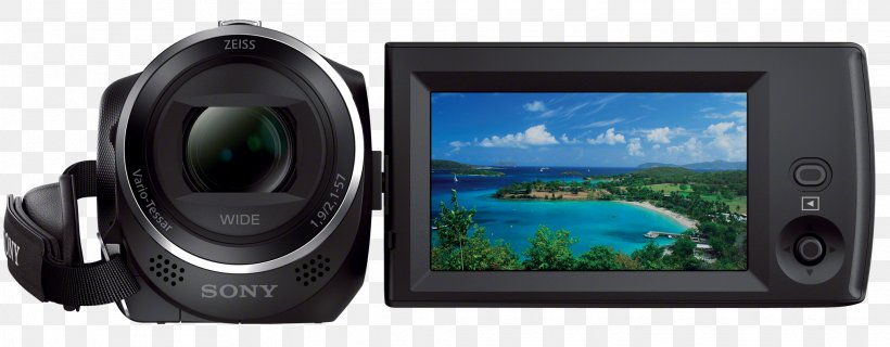 Sony Handycam HDR-CX440 Sony Handycam HDR-CX405 Video Cameras Sony Handycam HDR-CX240, PNG, 2028x792px, Sony Handycam Hdrcx440, Camcorder, Camera, Camera Lens, Cameras Optics Download Free