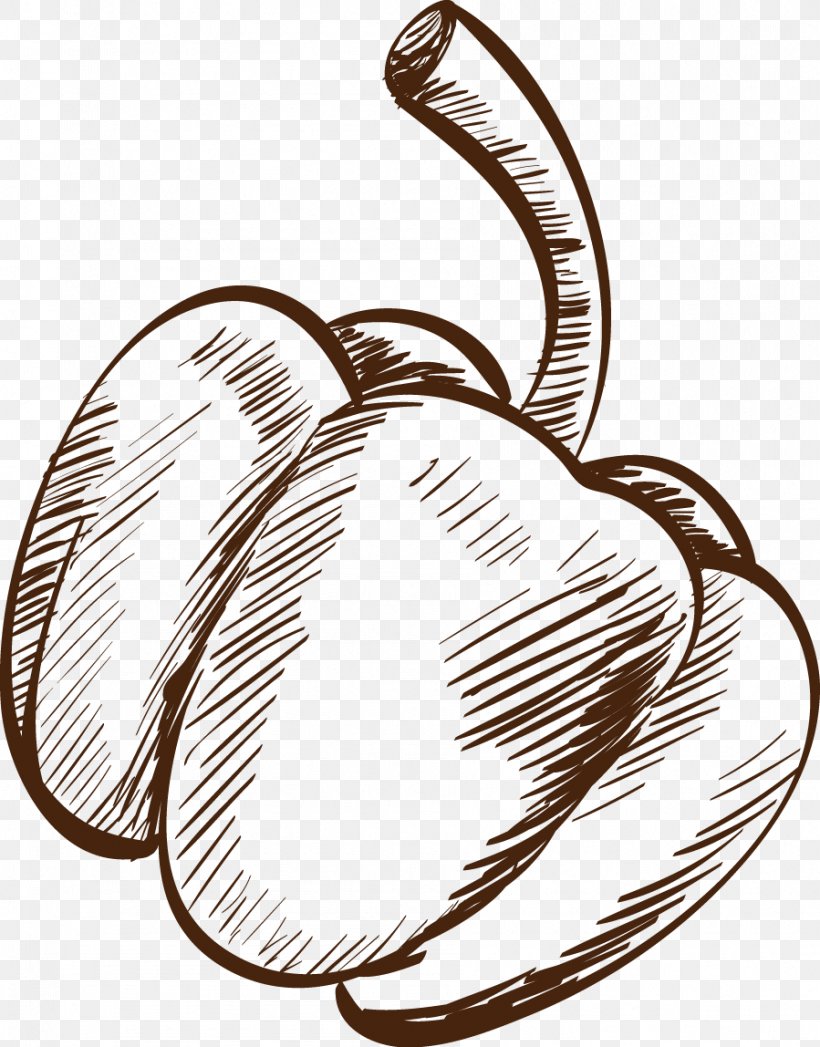 Vegetable Download Bell Pepper Carrot, PNG, 899x1148px, Vegetable, Bell Pepper, Black And White, Carrot, Drawing Download Free