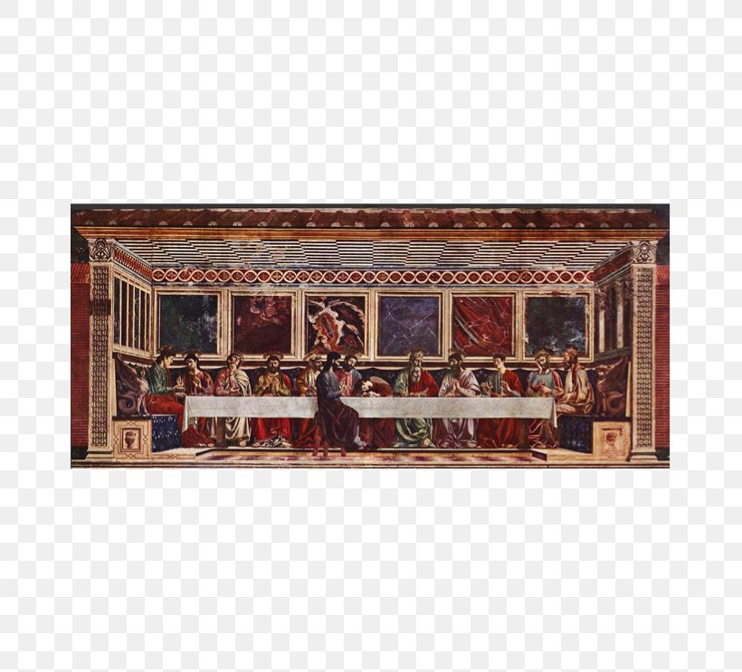 Sant'Apollonia The Last Supper The Baptism Of Christ Painting, PNG, 663x743px, Last Supper, Art, Baptism Of Christ, Domenico Ghirlandaio, Fresco Download Free