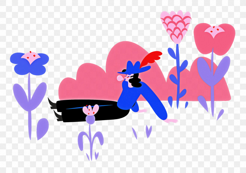 Alone Time Park Flower, PNG, 2500x1768px, Alone Time, Cartoon, Flower, Heart, Lady Download Free