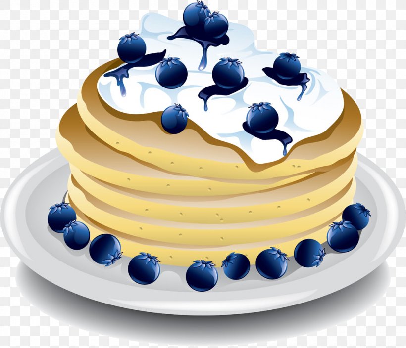 Pancake Breakfast Crxeape Blueberry Clip Art, PNG, 1000x859px, Pancake, Blueberry, Breakfast, Buttercream, Cake Download Free
