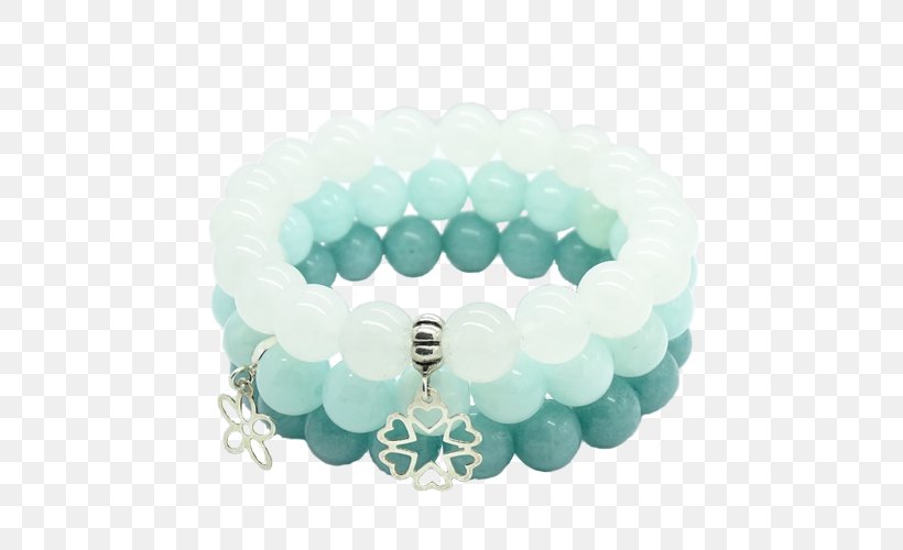 Turquoise Bracelet Jade Jewellery Bead, PNG, 500x500px, Turquoise, Aqua, Bead, Bracelet, Crystal Download Free
