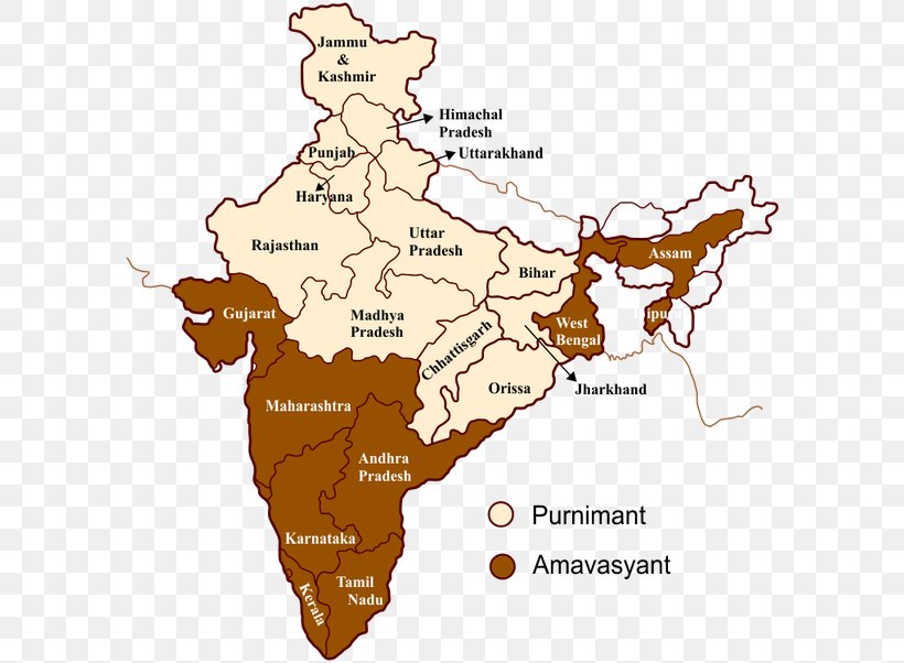 South India North India Gujarat Maharashtra Map, PNG, 602x602px, South India, Area, Gujarat, Hindu Calendar South, India Download Free