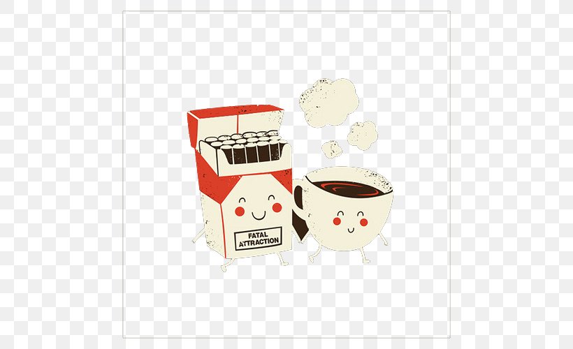 Coffee Cigarette Pack, PNG, 500x500px, Watercolor, Cartoon, Flower, Frame, Heart Download Free