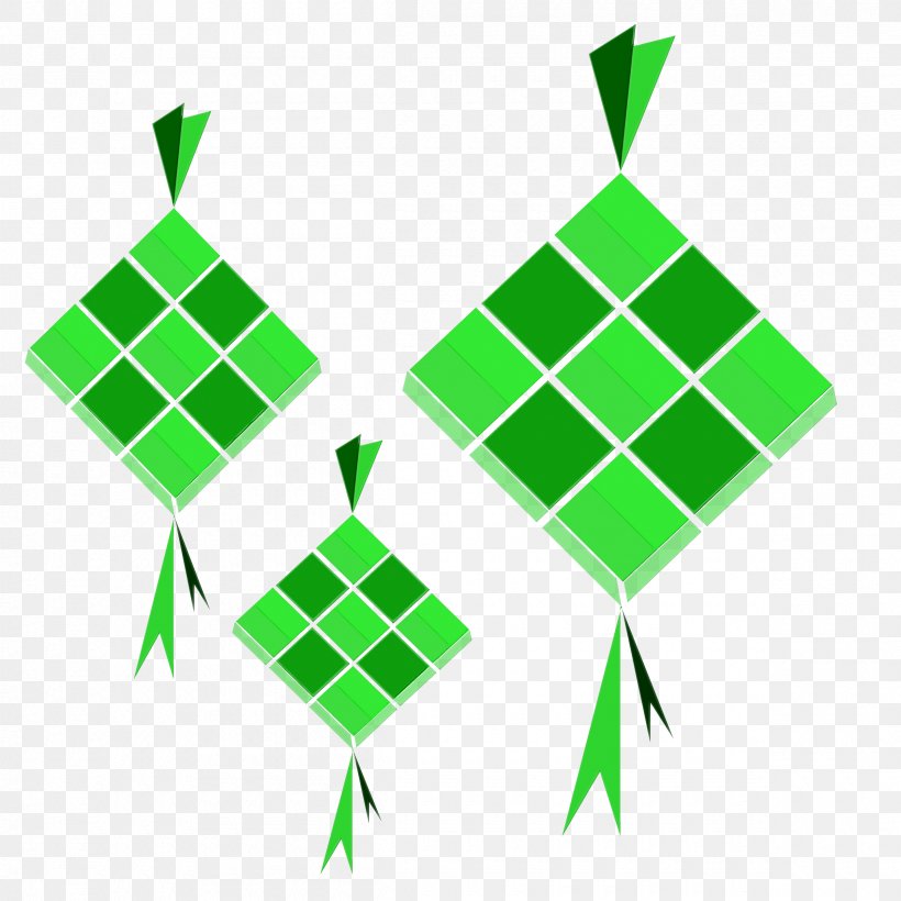 Ketupat Eid Al-Fitr Vector Graphics Clip Art, PNG, 2400x2400px, Ketupat, Bedug, Eid Alfitr, Green, Holiday Download Free