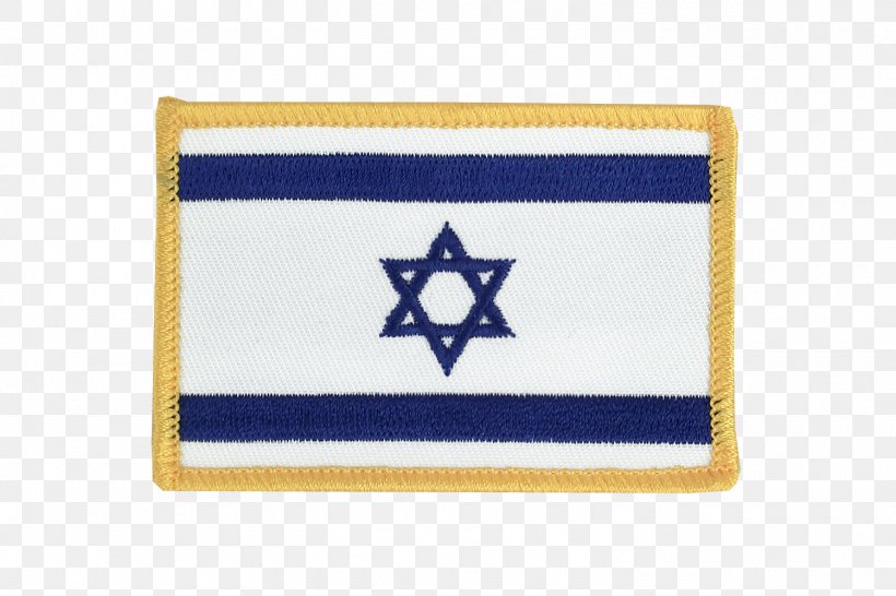 Flag Of Israel Flag Patch Flag Of Palestine, PNG, 1500x1000px, Israel, Area, Blue, Brand, Flag Download Free