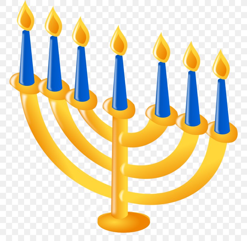 Hanukkah Menorah Christmas Clip Art, PNG, 800x800px, Hanukkah, Candle, Candle Holder, Christmas, Dreidel Download Free