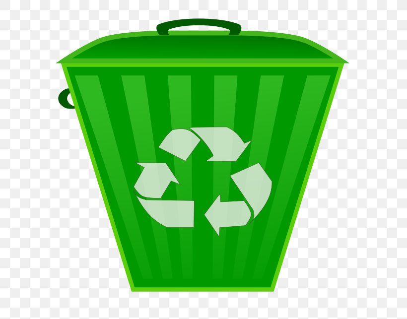 Recycling Bin Waste Container Clip Art, PNG, 644x643px, Recycling Bin, Animation, Brand, Container, Grass Download Free