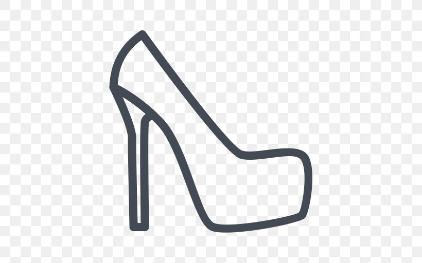 Sandal High-heeled Shoe Clothing, PNG, 512x512px, Sandal, Black And White, Boot, Clothing, Fashion Download Free