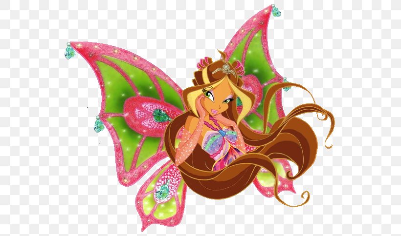 Flora Stella Winx Club: Believix In You Winx Club, PNG, 567x484px, Watercolor, Cartoon, Flower, Frame, Heart Download Free