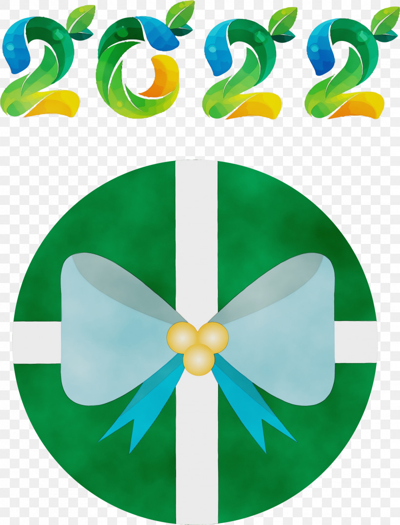 Green Symbol, PNG, 2285x3000px, Happy New Year, Green, Paint, Symbol, Watercolor Download Free