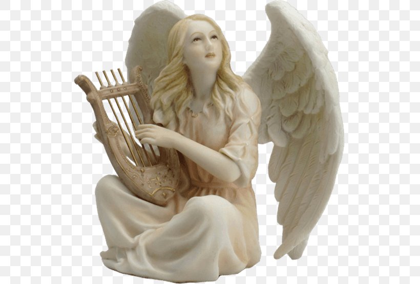 Guardian Angel Figurine Statue Lyre, PNG, 555x555px, Angel, Archangel, Bronze Sculpture, Classical Sculpture, Fictional Character Download Free