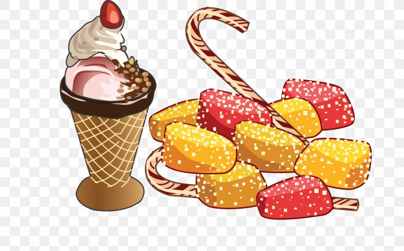 Ice Cream Fried Chicken Dessert Cartoon, PNG, 1508x939px, Ice Cream, Bread, Cake, Candy, Cartoon Download Free