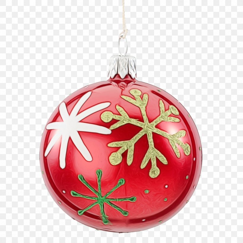 Christmas Ornament, PNG, 1000x1000px, Watercolor, Christmas Decoration, Christmas Ornament, Fashion Accessory, Holiday Ornament Download Free