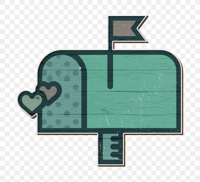 Hearts Icon Mailbox Icon Valentines Icon, PNG, 1220x1112px, Hearts Icon, Green, Mailbox Icon, Rectangle, Turquoise Download Free