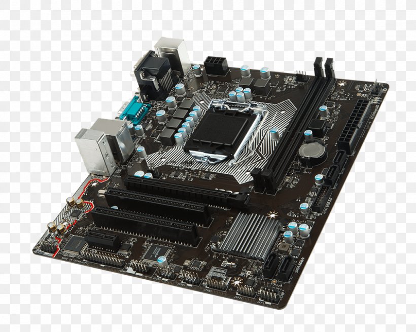 Intel Motherboard MSI H110M PRO-VD LGA 1151 MicroATX, PNG, 1024x819px, Intel, Atx, Chipset, Computer Component, Computer Cooling Download Free