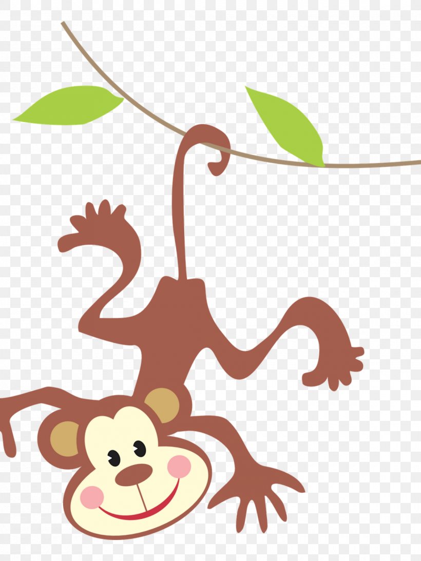 Baby Monkeys Clip Art, PNG, 1140x1520px, Baby Monkeys, Area, Artwork, Branch, Cartoon Download Free