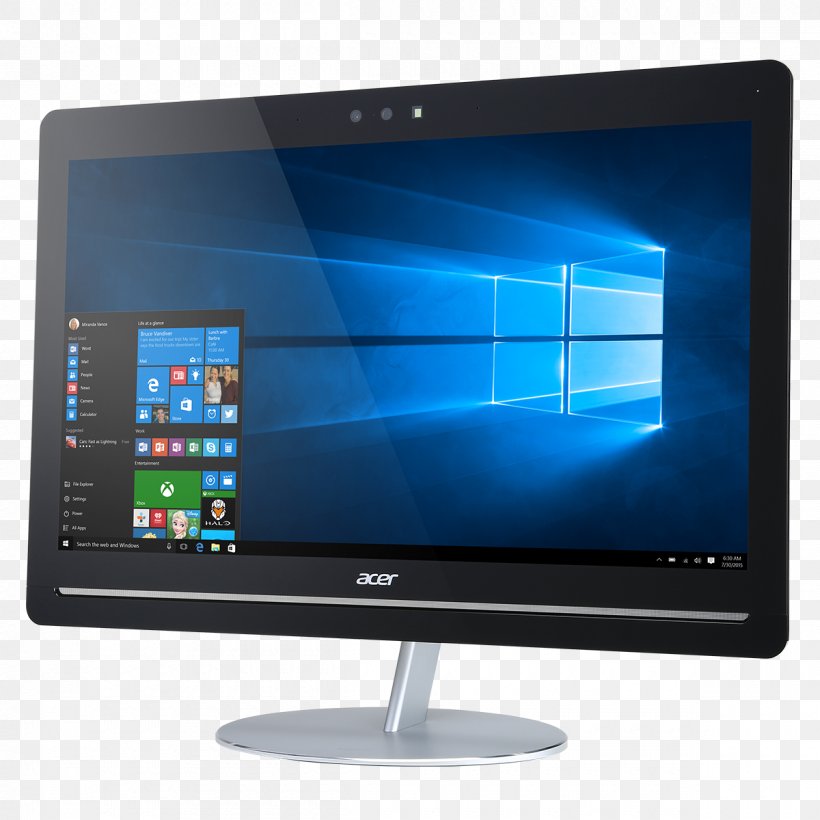 Dell All-in-one Acer Aspire Computer Monitors, PNG, 1200x1200px, Dell, Acer, Acer Aspire, Acer Veriton, Allinone Download Free