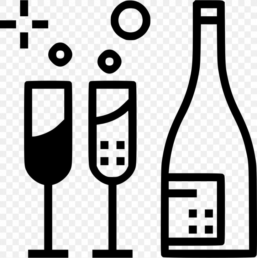 Distilled Beverage Beer Wine Liqueur Champagne, PNG, 980x982px, Distilled Beverage, Alcoholic Drink, Beer, Beverages, Black And White Download Free